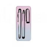 Faber-Castell Set Poly hemijska olovka + naliv pero M Blushing sky 241054 Cene