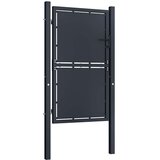  Vrtna vrata Čelik 100x150 cm Antracit | shoptok.hr