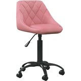  Blagovaonska stolica ružičasta baršunasta - Ružičasta 1 | shoptok.hr
