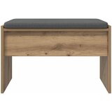  Klupa za hodnik s jastukom Umjetnički hrast 63 x 38 x 40 cm | shoptok.hr