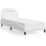  The Living Store Posteljni okvir z LED lučkami bel 80x200 cm umetno usnje - Posteljni Okvir, (21499955) | Shoptok.si
