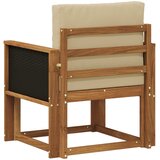  Srednja sofa za van Čvrsto drvo akacije Prirodna | shoptok.hr