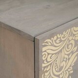  Kreveta Siva i zlatna 40 x 33 x 75 cm Čvrsto drvo manga | shoptok.hr