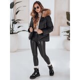 DStreet Kurtka zimowa damska pikowana czarna | Shoptok.si