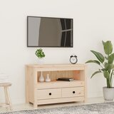 vidaXL TV ormarić 79 x 35 x 52 cm od masivne borovine | shoptok.hr