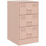 Maison Chic Nočna omarica - Nočna miza roza 34,5x39x62 cm jeklo, (21690150) | Shoptok.si