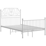  Posteljni okvir bel kovinski 120x200 cm, (20606308) | Shoptok.si