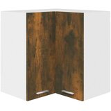 Viseći Viseča kotna omarica dimljeni hrast 57x57x60 cm konstruiran les, (20716756) | Shoptok.si