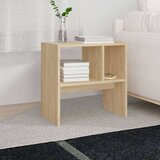  Bočni stolić boja hrasta sonome 50 x 30 x 50 cm od iverice | shoptok.hr
