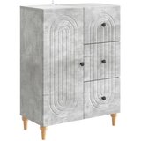  Kreveta Betonska siva 66 x 34,5 x 90 cm Konstruirano drvo Slike