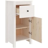  Komoda 2 kosa bela 40x35x80 cm trdna borovina, (20654678) | Shoptok.si
