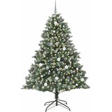  Umjetno božićno drvce Zelena 210 cm PVC, Plastika i Čelik | shoptok.hr