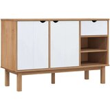  Komoda OTTA smeđe-bijela 114 x 43 x 73 5 cm od masivne borovine | shoptok.hr
