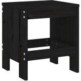  Vrtni stolci 2 kom crni 40 x 36 x 45 cm od masivne borovine | shoptok.hr