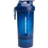 Smartshake Original2GO ONE športni shaker + rezervoar barva Navy Blue 800 ml | Shoptok.si