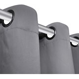  Zavjesa za Zamračivanje s Metalnim Prstenovima 2 kom 135x175 cm Siva | shoptok.hr