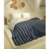 Oyo Concept Bijelo-tamnoplavi prekrivač za bračni krevet 200x220 cm Twin - Cijene