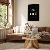  Slika - Key to Success (1-part) - Black and White English Inscriptions 60x90 Standard | shoptok.hr