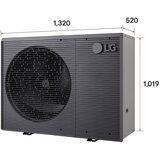 LG THERMA V MONOBLOK S R290 HM163HFS.UB41 &amp;ndash; 16 kW, 3-fazna toplotna črpalka (2026/27) - Slike