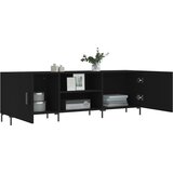 TV ormarić crni 150 x 30 x 50 cm od konstruiranog drva | Eponuda.ba