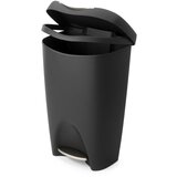 Umbra Črn plastičen koš za smeti s pedalom 50 l Brim – | Shoptok.si