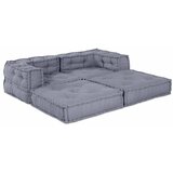  Modularna sofa 2 pcs Siva 140 x 70 x 56 cm Tkanina | shoptok.hr