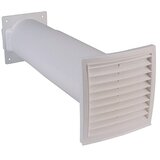 Air-Circle Teleskopska stenska škatla (Dimenzije priključitvenega dela: 111 x 54 mm, Premer: 100 mm, Razpon prilagajanja: 27 cm - 48 cm, Maksimalni pretok zraka: 300 m³/h) | Shoptok.si