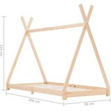  Okvir za dječji krevet od masivne borovine 90 x 200 cm | shoptok.hr
