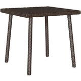 vidaXL Vrtna kavna miza pravokotne oblike rjave barve 40x40x37 cm | Shoptok.si