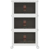  Složiva kutija za pohranu kotačima 3razine 28 L 48,5x29,5x86 cm | Eponuda.ba