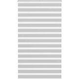 vidaXL zebra senčilo svetlo sivo 130x200 cm tkanina širina 125,9 cm Cene