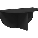 Polica na zidu 2 pcs Crna 38 x 19 x 19 cm Konstruirano drvo | shoptok.hr