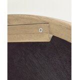 Kave Home Stensko ogledalo z lesenim okvirjem ø 50 cm Alum – | Shoptok.si