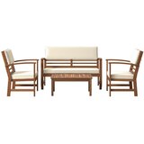 Ambia Garden LOUNGE GARNITURA akacija v celoti masivno | Shoptok.si