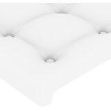  LED uzglavlje bijelo 100 x 5 x 78/88 cm od umjetne kože | shoptok.hr