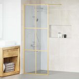  Zid za walk-in tuš Zlatno 80 x 195 cm Staklo otporno na udarce Cijene