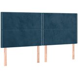  Okvir za krevet bez madraca tamnoplavi 200x200 cm baršunasti | shoptok.hr