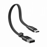 Baseus kabel USB A-C 0,23m 3A Nimble flat črn CATMBJ-01 | Shoptok.si