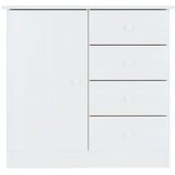 vidaXL Komoda ALTA bijela 77 x 35 x 73 cm od masivne borovine | shoptok.hr