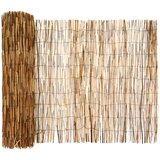 vidaXL Vrtna Ograda Karbonizirano 1000 x 90 cm Trska - 90 x 1000 cm Cijene
