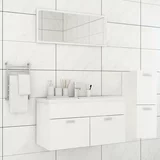  Komplet kopalniškega pohištva bele barve iverna plošča, (20909788)