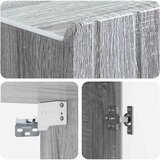  Ormar za montažu na zid Siva Sonoma 33 x 34,5 x 94 cm | Shoptok.si