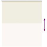 vidaXL Rolo zatemnjena umazano bele 140x175 cm Širina tkanine 136,6 cm | Shoptok.si