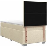  Boxspring krevet s madracem Krem 90 x 190 cm Tkanina | shoptok.hr