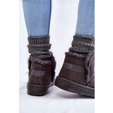 Big Star Damskie Botki Śniegowce Big Star KK274623 Szare | Shoptok.si