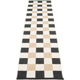 Pappelina Črn/kremno bel zunanji in notranji tekač 70x300 cm Pix Black Vanilla – | Shoptok.si