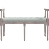  Klupa svjetlosiva 110 x 40 x 70 cm baršunasta | shoptok.hr