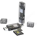 Bralnik kartic USB Type-C + USB za dvojne kartice SD/TF, 128G, (5000129868)