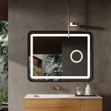 Linni ogledalo za kupatilo 1181 led black 60x80 Cene