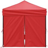  zložljiv vrtni šotor s stranicami rdeč 2x2 m, (20702827) | Shoptok.si